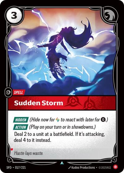 Sudden Storm 017/221