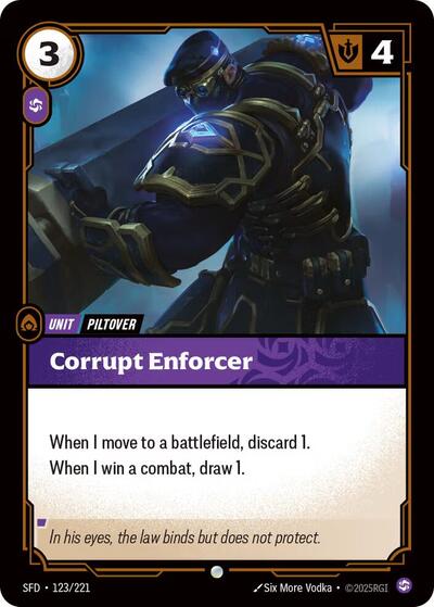 Corrupt Enforcer 123/221