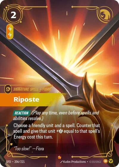 Riposte 206/221