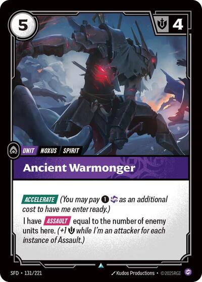 Ancient Warmonger 131/221