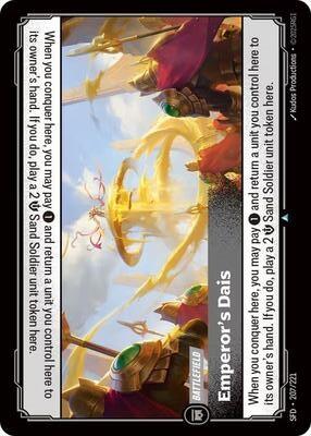 Emperor's Dais 207/221