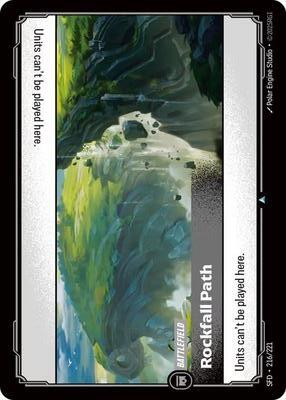 Rockfall Path 216/221