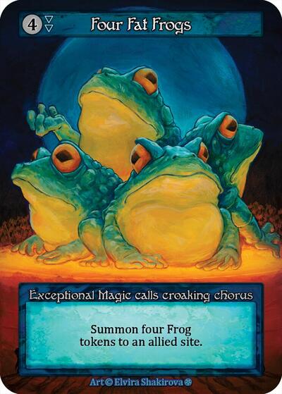 Four Fat Frogs 