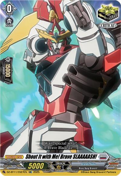 Shout It with Me! Brave SLAAAAASH! [D-Format] DZ-BT11/EX27EN