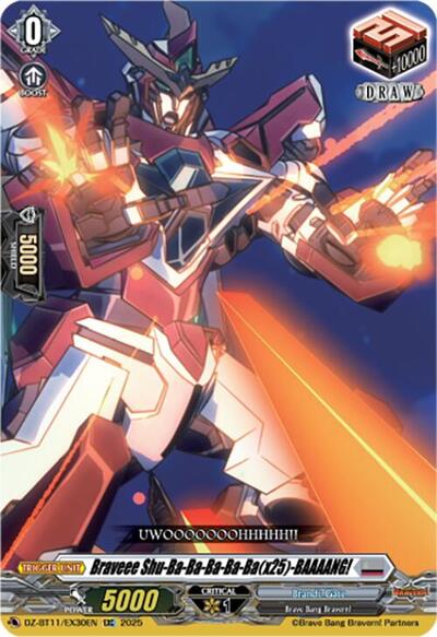 Braveee Shu-Ba-Ba-Ba-Ba-Ba(x25)-BAAAANG! [D-Format] DZ-BT11/EX30EN