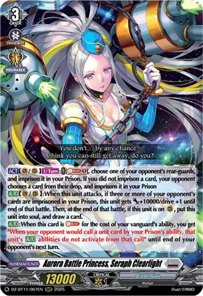 Aurora Battle Princess, Seraph Clearlight [D-Format] DZ-BT11/007EN