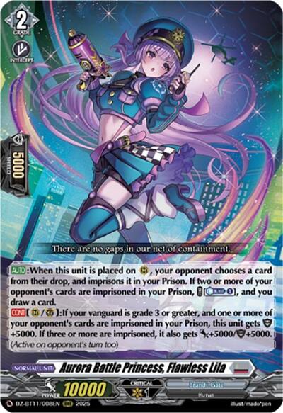 Aurora Battle Princess, Flawless Lila [D-Format] DZ-BT11/008EN