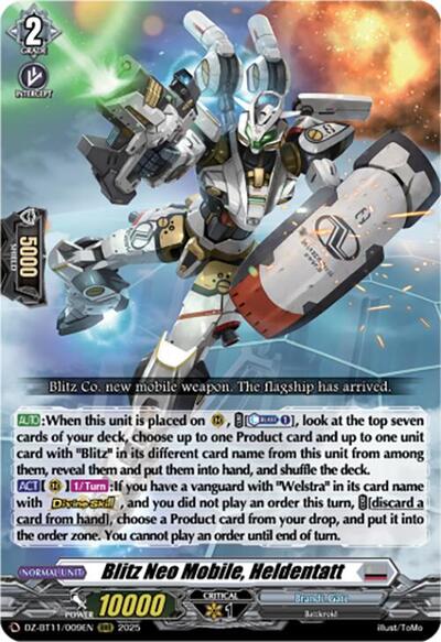Blitz Neo Mobile, Heldentatt [D-Format] DZ-BT11/009EN