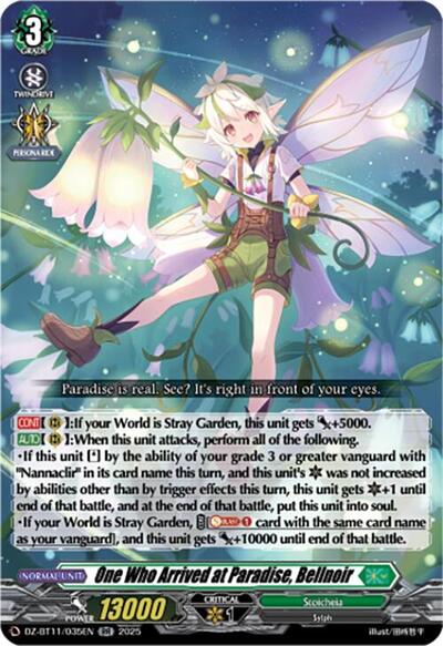 One Who Arrived at Paradise, Bellnoir [D-Format] DZ-BT11/035EN