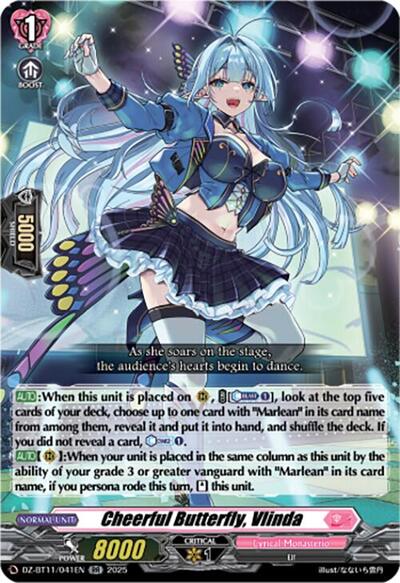 Cheerful Butterfly, Vlinda [D-Format] DZ-BT11/041EN
