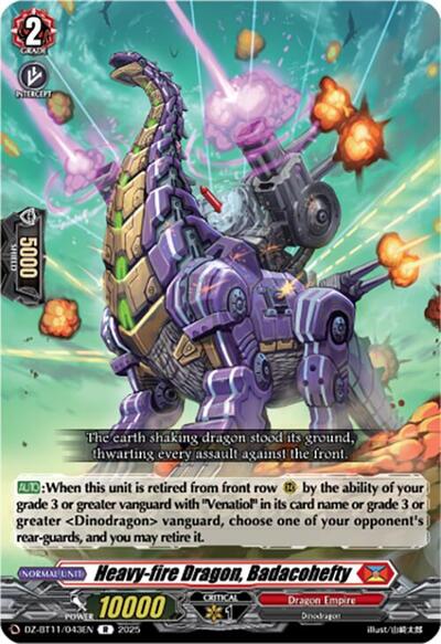 Heavy-fire Dragon, Badacohefty [D-Format] DZ-BT11/043EN