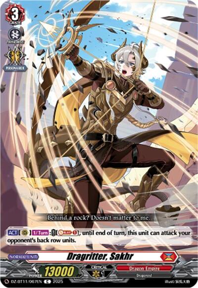 Dragritter, Sakhr [D-Format] DZ-BT11/067EN