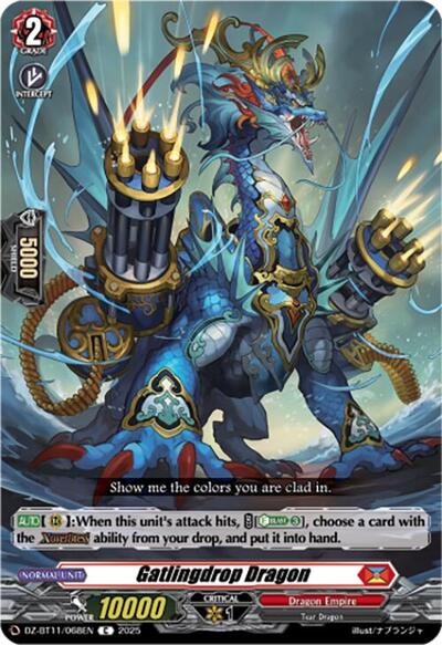 Gatlingdrop Dragon [D-Format] DZ-BT11/068EN