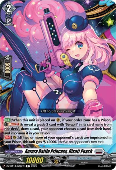Aurora Battle Princess, Risatt Peach [D-Format] DZ-BT11/086EN