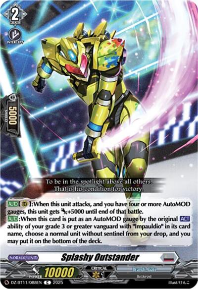 Splashy Outstander [D-Format] DZ-BT11/088EN