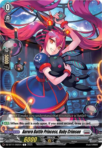 Aurora Battle Princess, Ruby Crimson [D-Format] DZ-BT11/092EN
