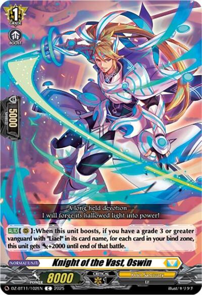 Knight of the Vast, Oswin [D-Format] DZ-BT11/102EN