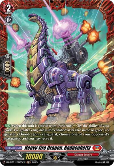 Heavy-fire Dragon, Badacohefty [D-Format] DZ-BT11/FR05EN