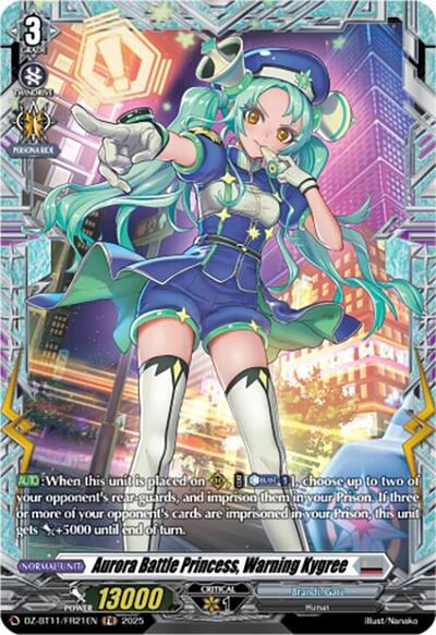 Aurora Battle Princess, Warning Kygree [D-Format] DZ-BT11/FR21EN