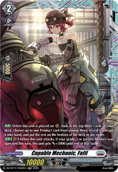 Capable Mechanic, Fafil [D-Format] DZ-BT11/FR22EN