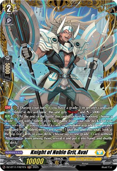 Knight of Noble Grit, Aval [D-Format] DZ-BT11/FR27EN