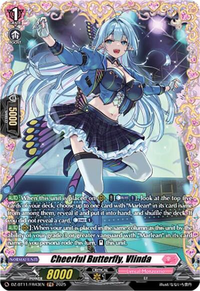 Cheerful Butterfly, Vlinda [D-Format] DZ-BT11/FR43EN