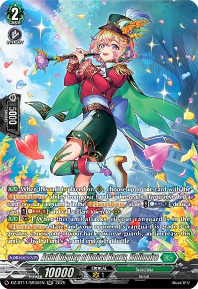 Artful Display of United Hearts, Mollmoire [D-Format] DZ-BT11/SR30EN