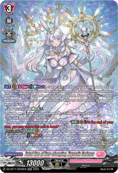 Fated One of Ever-changing, Krysrain Cadenza [D-Format] DZ-BT11/SR36EN