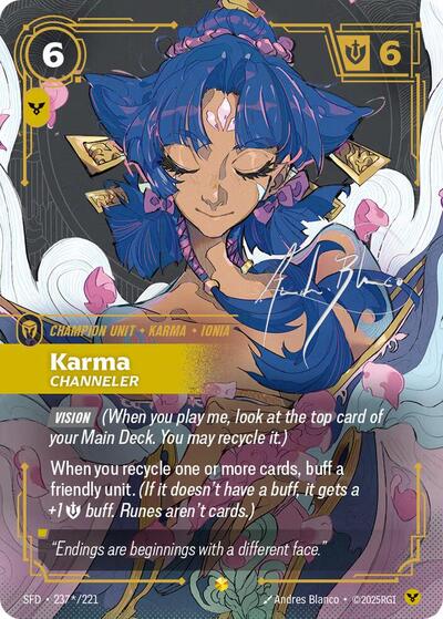 Karma, Channeler 237*/221