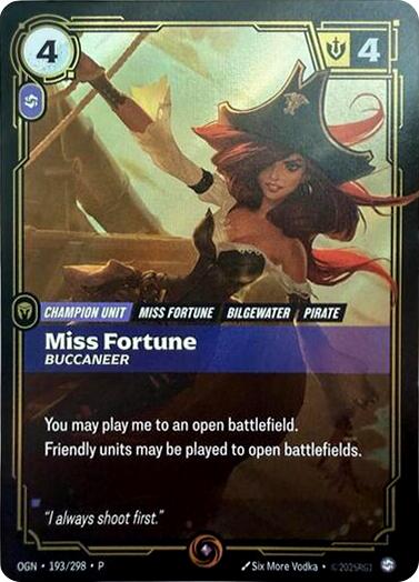 Miss Fortune, Buccaneer 193/298