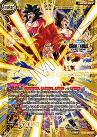 SS4 Son Goku & SS4 Vegeta // SS4 Gogeta, Strongest Fusion Explosion BT25-098