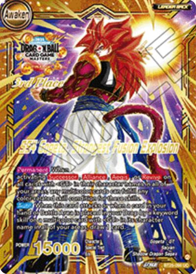 SS4 Son Goku & SS4 Vegeta // SS4 Gogeta, Strongest Fusion Explosion BT25-098