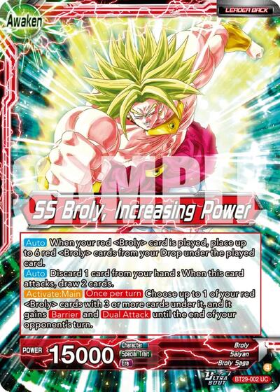 Broly // SS Broly, Increasing Power BT29-002