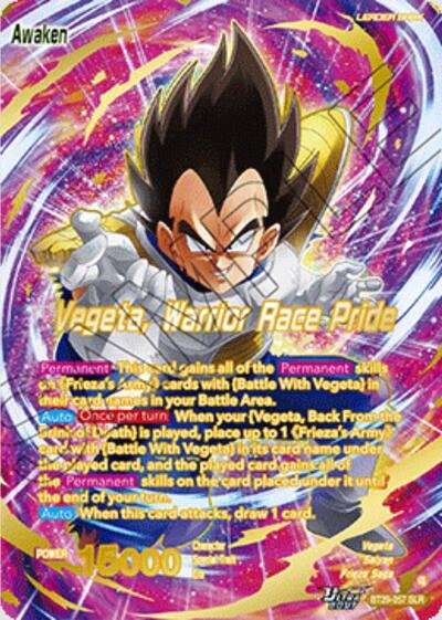 Vegeta // Vegeta, Warrior Race Pride BT29-057