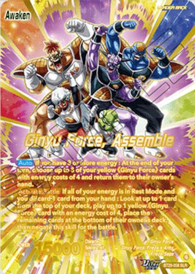 Ginyu // Ginyu Force, Assemble BT29-058
