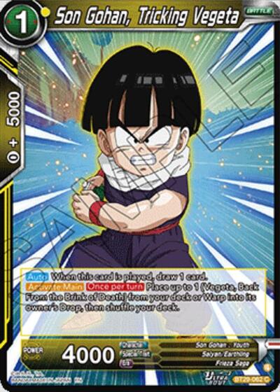 Son Gohan, Tricking Vegeta BT29-062