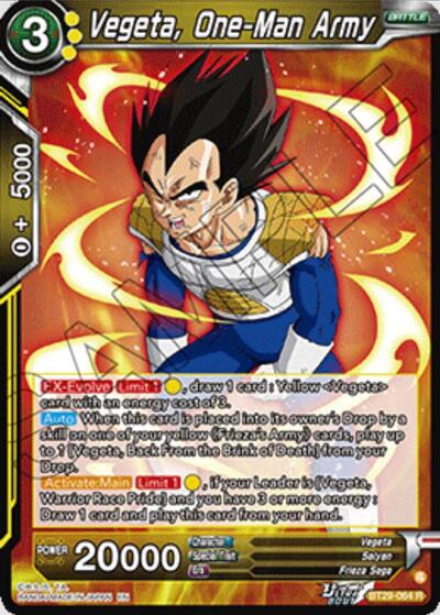 Vegeta, One-Man Army BT29-064
