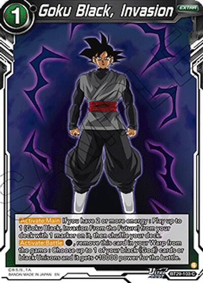 Goku Black, Invasion BT29-103