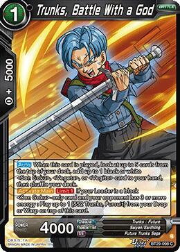 Trunks, Battle With a God BT29-098
