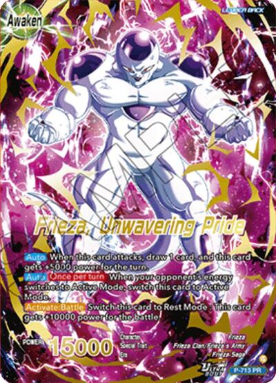 Frieza // Frieza, Unwavering Pride P-713