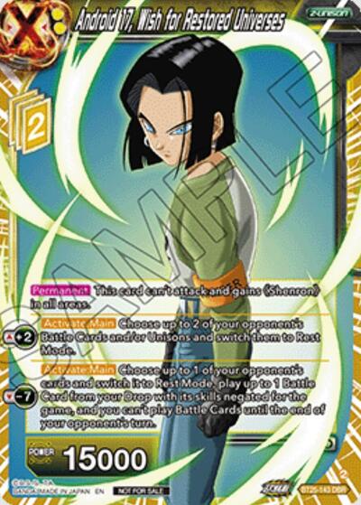 Android 17, Wish for Restored Universes BT25-143
