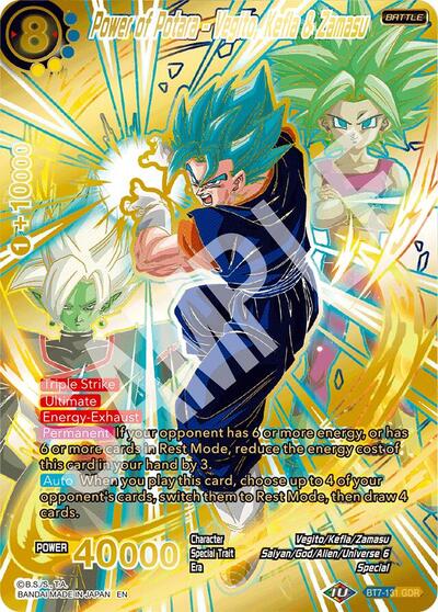 Power of Potara - Vegito, Kefla & Zamasu BT7-131
