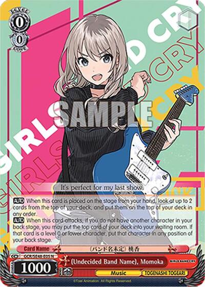 (Undecided Band Name), Momoka GCR/SE48-E05 N