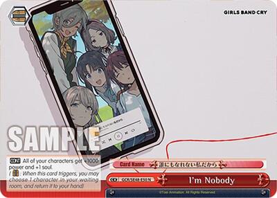 I'm Nobody GCR/SE48-E50 N