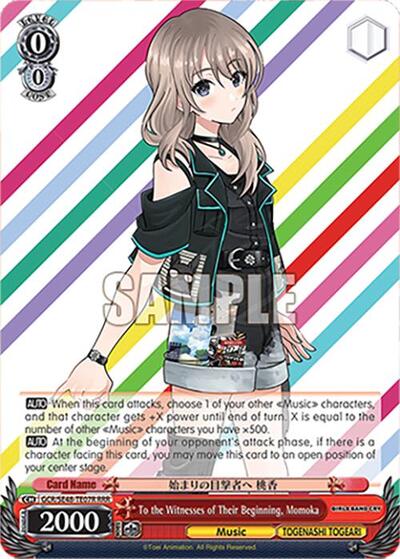 To the Witnesses of Their Beginning, Momoka GCR/SE48-TE07R RRR