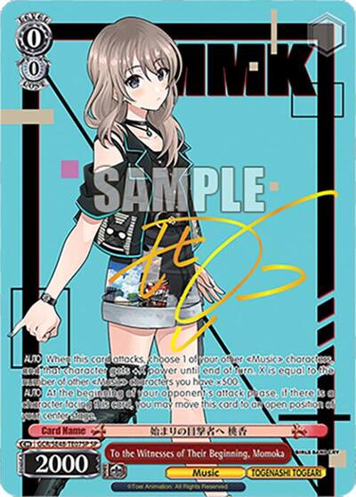 To the Witnesses of Their Beginning, Momoka GCR/SE48-TE07SP SP