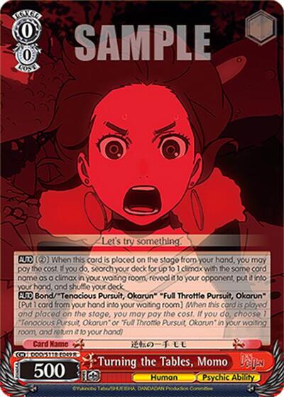 Turning the Tables, Momo DDD/S118-E049 R