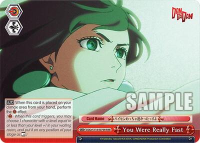 You Were Really Fast DDD/S118-E079R RRR