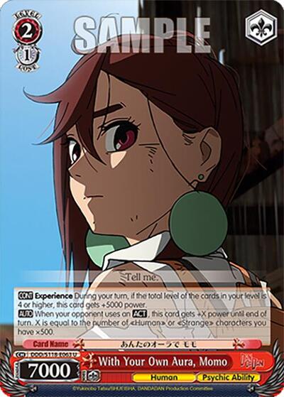 With Your Own Aura, Momo DDD/S118-E063 U