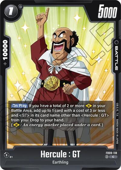 Hercule : GT (FB09-118) [Fusion World] FB09-118